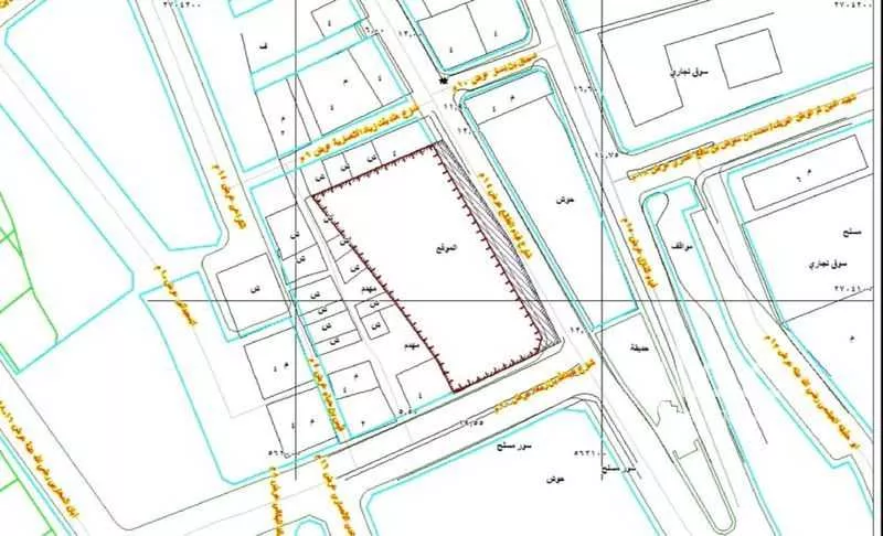 أرض 3281 م² في الجمعة 2