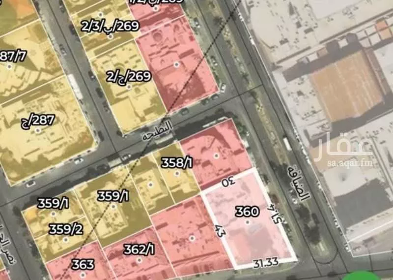 1410 sqm land in Al Nuzhah 2