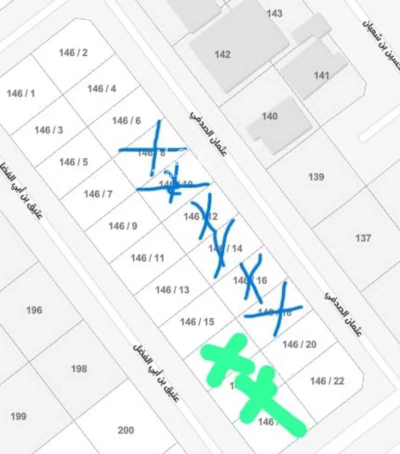 240 sqm land in Obhur Al Shamaliyah