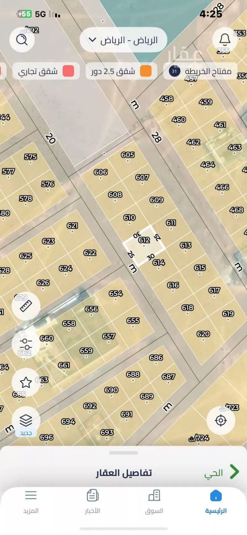 أرض 375 م² في بنبان 3