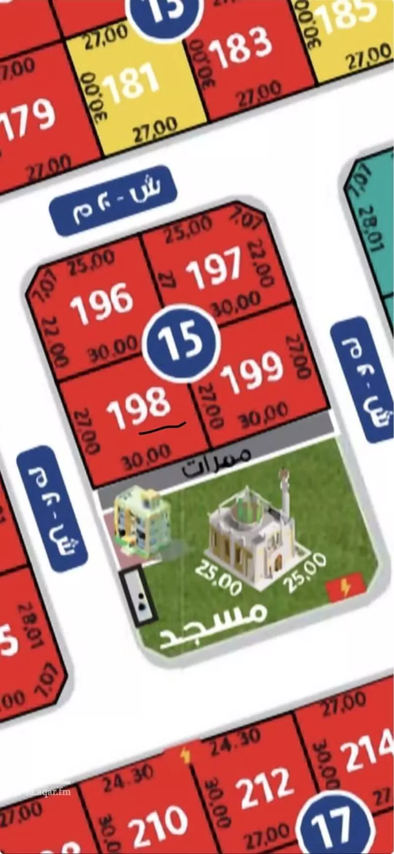 أرض 812 م² في الصوارى