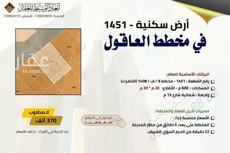 land in Al Matar, Madinah 4