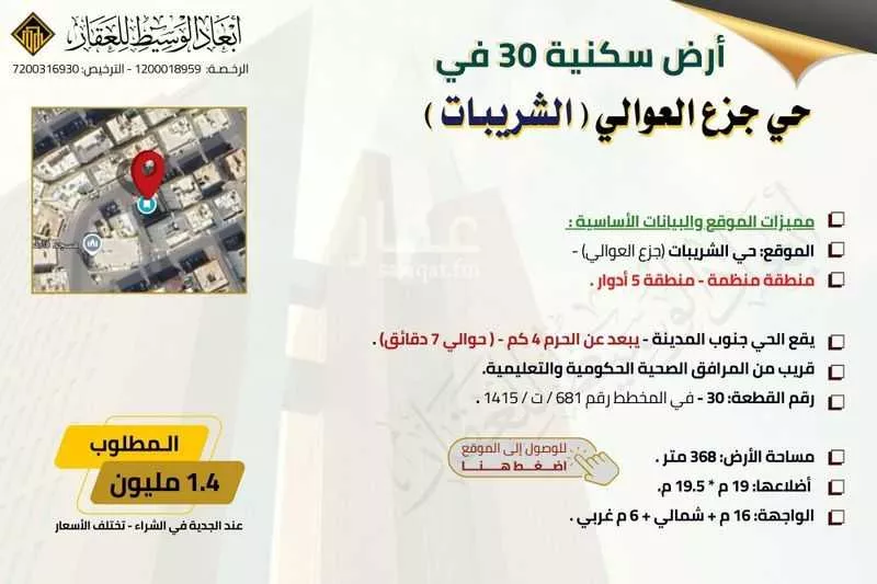 land in Bani Harithah, Madinah 15