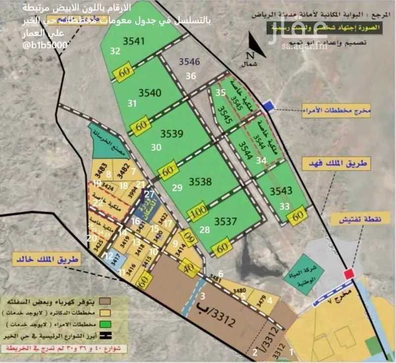 أرض 375 م² في بنبان 2