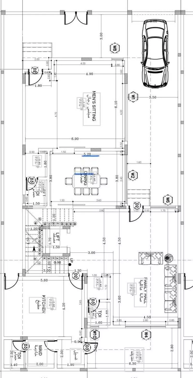 فيلا 9 غرف في السيف 3