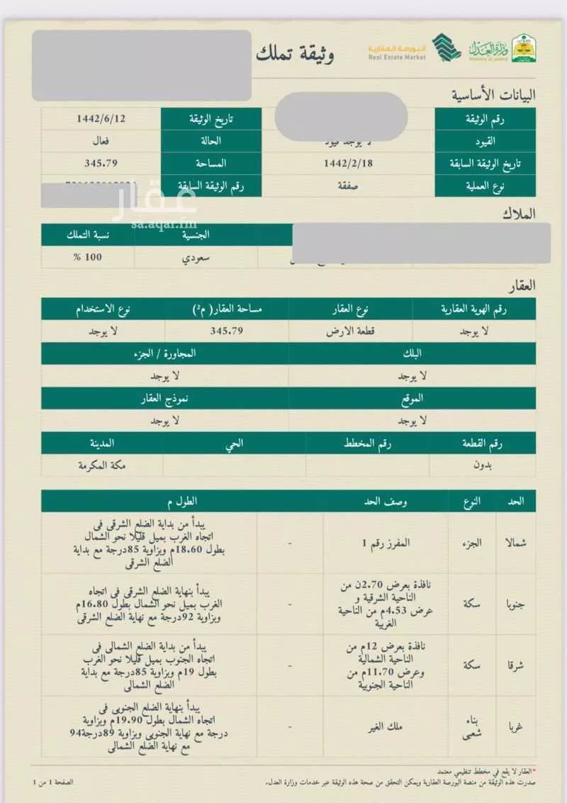 عمارة 345 م² في المعابدة 2