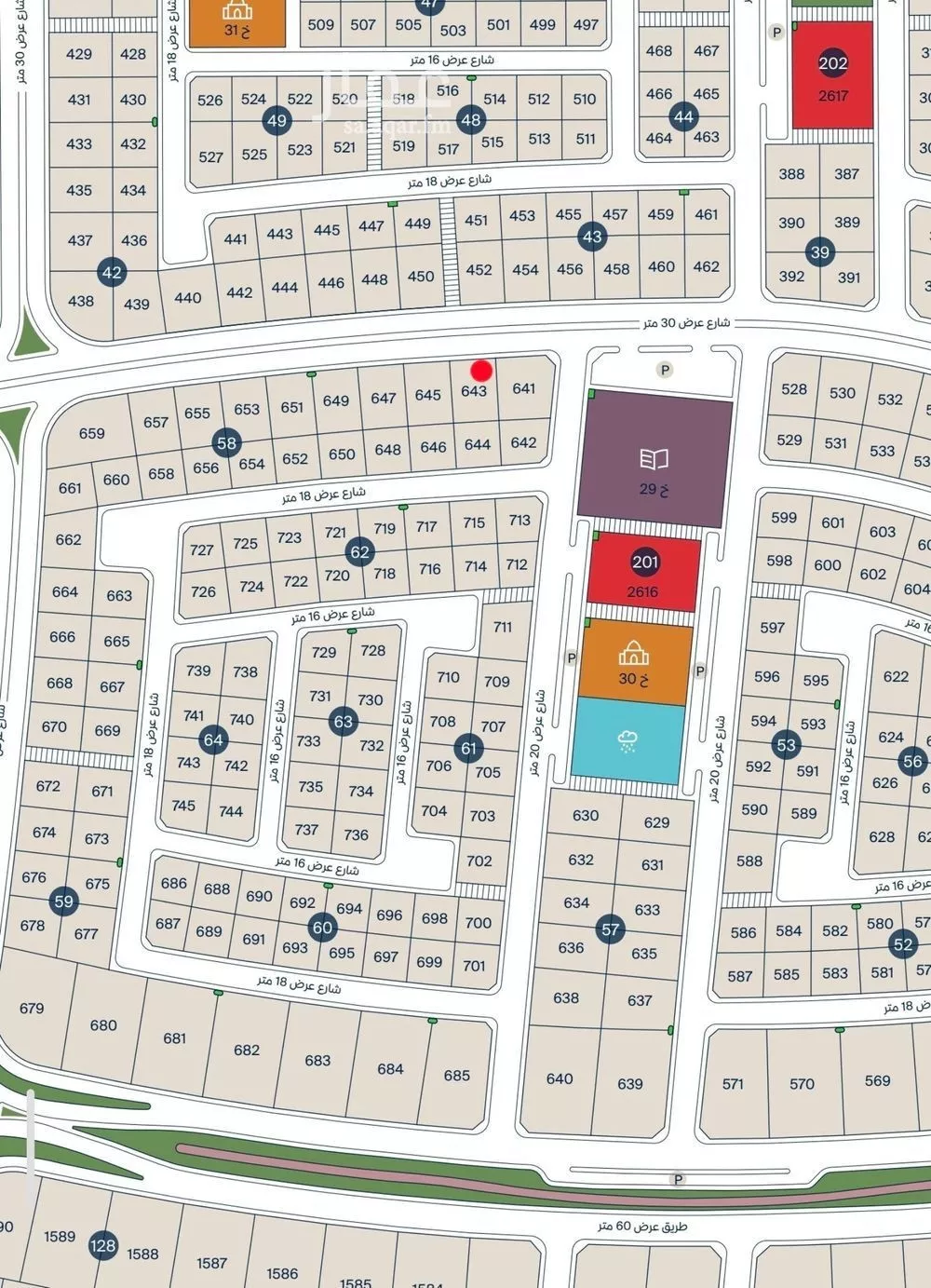 أرض 891 م² في الخبر 2