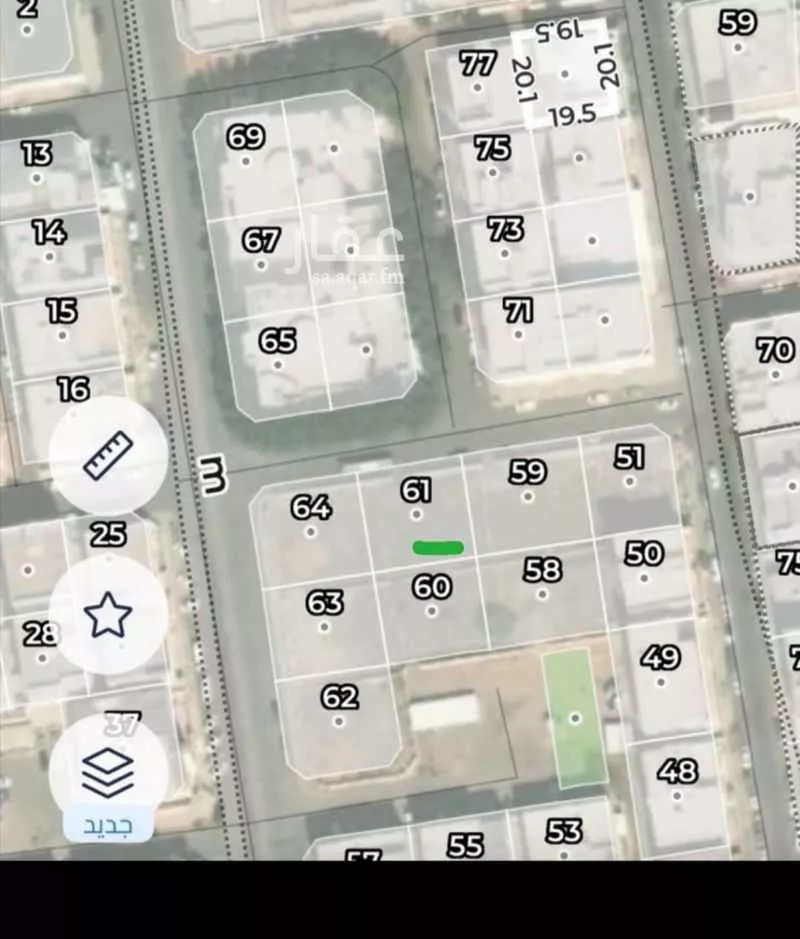 أرض 536 م² في ابو بريقاء