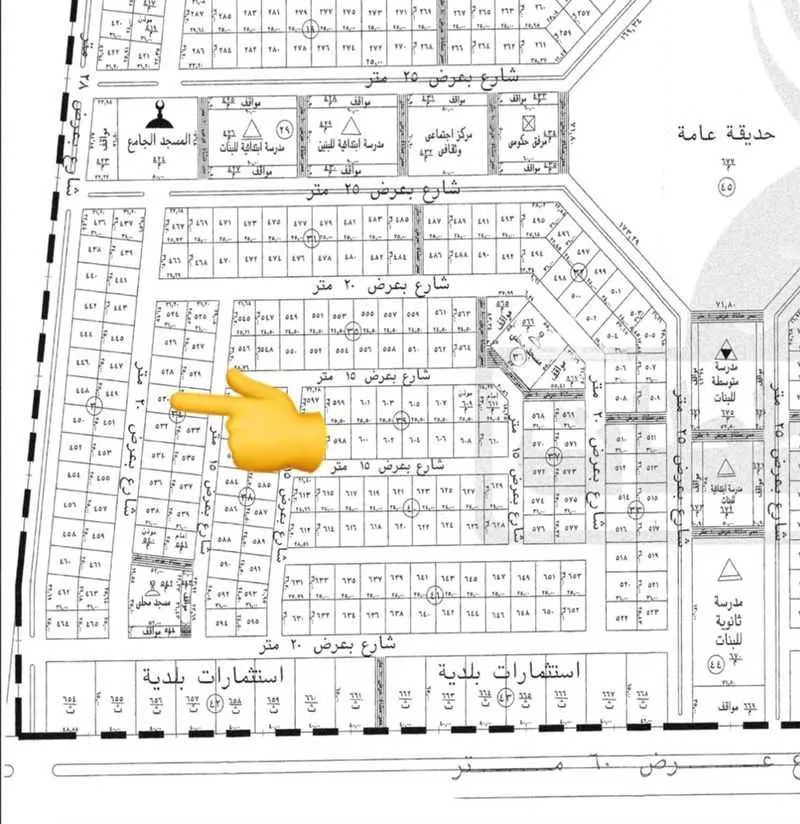 أرض 387 م² في بنبان 3