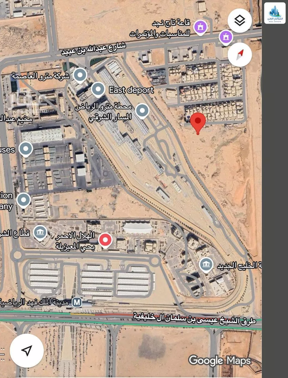 أرض 6256 م² في المعيزلة 2