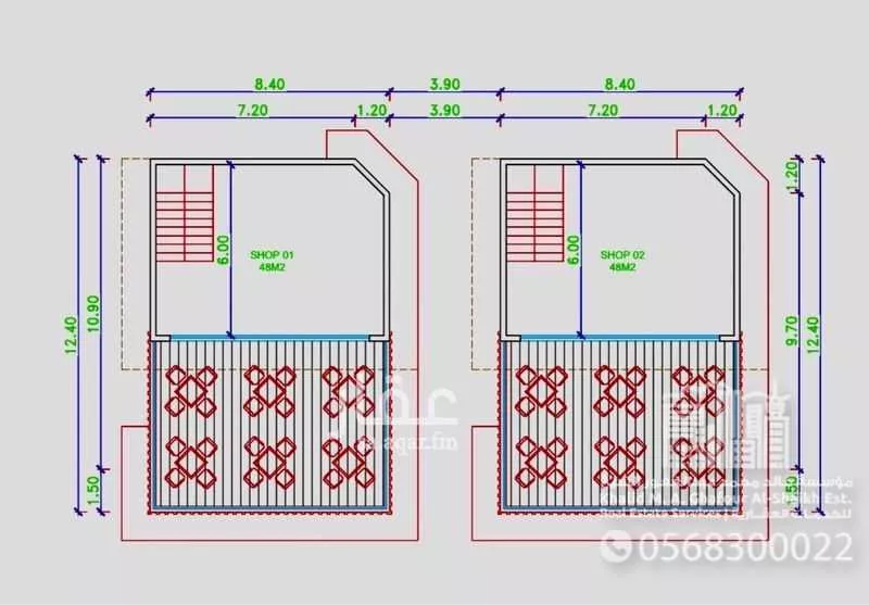 144 sqm shop in Ash Shati Al Gharbi 3