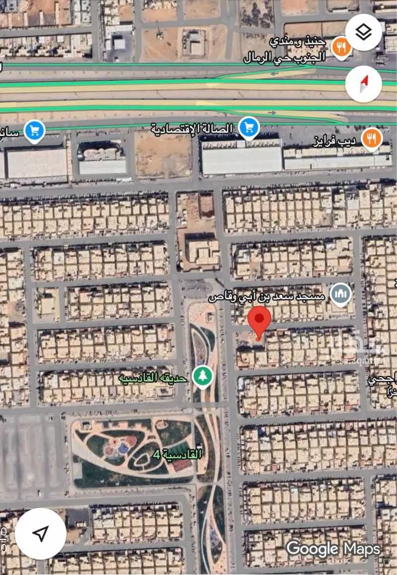 أرض 540 م² في القادسية 3