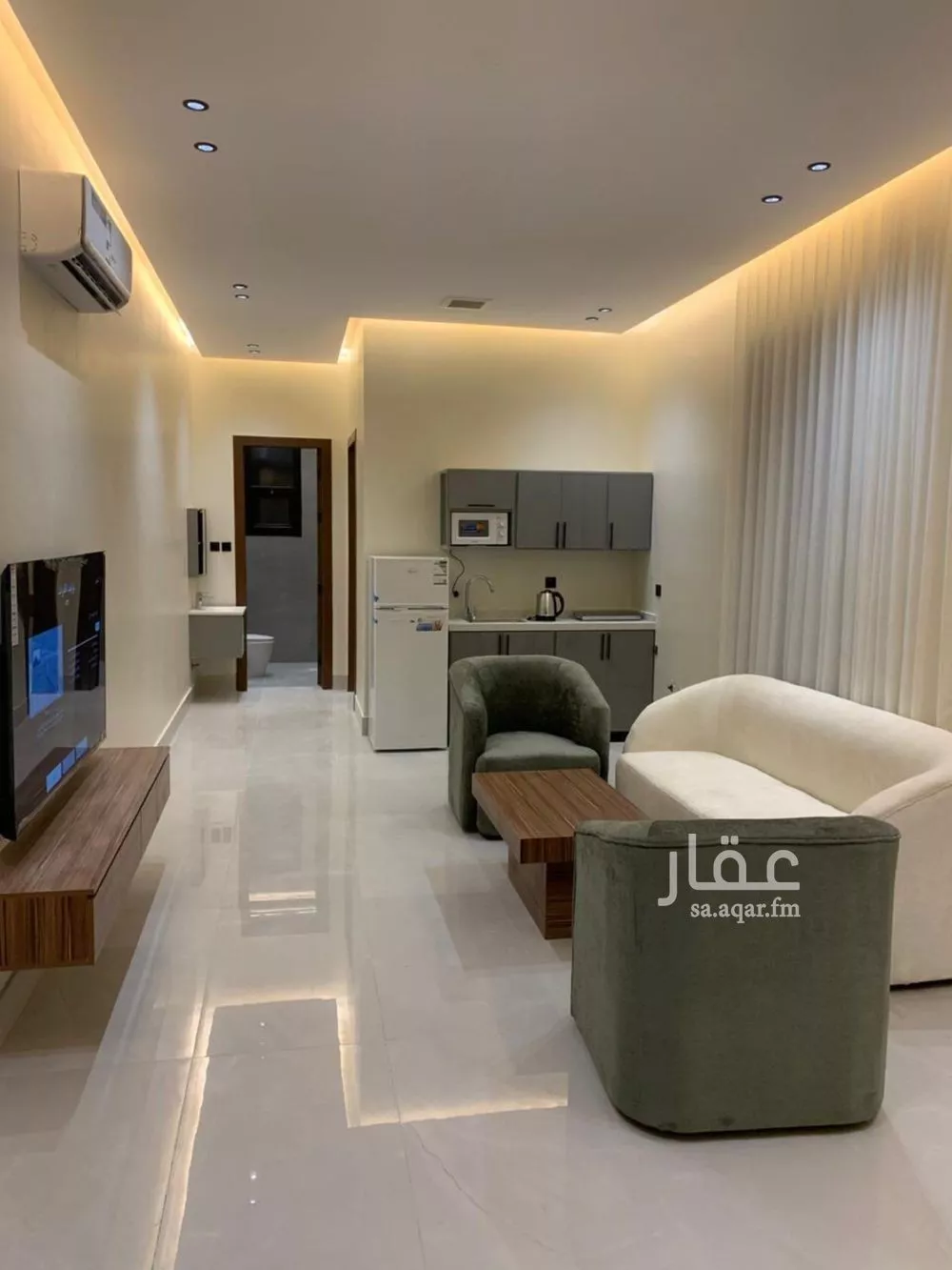 شقة 1 غرف في الخليج 2