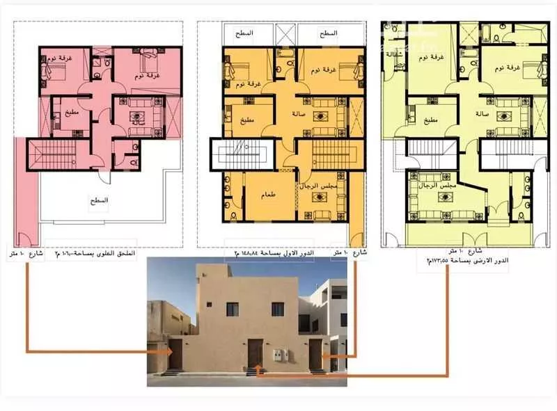 دور 12 غرف في العليا