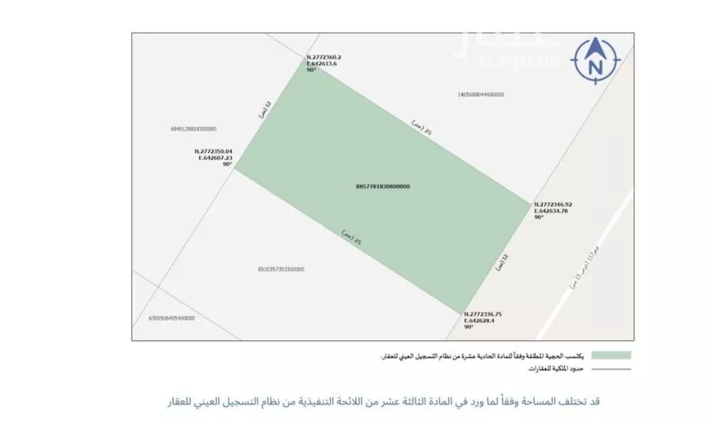 أرض 300 م² في بنبان 2