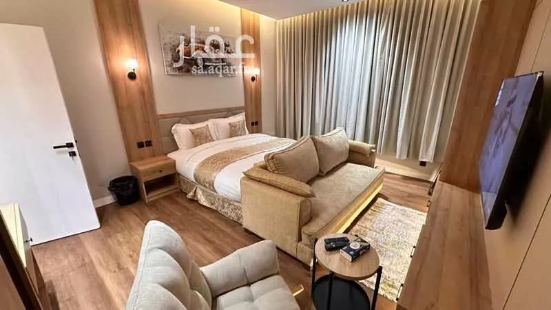 شقة 1 غرف في العقيق 3