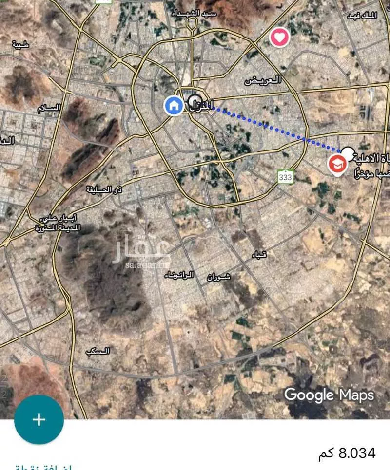 أرض 629 م² في عين الخيف 4