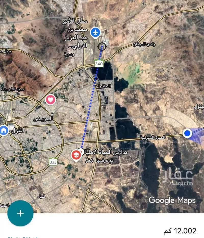 أرض 600 م² في عين الخيف 3