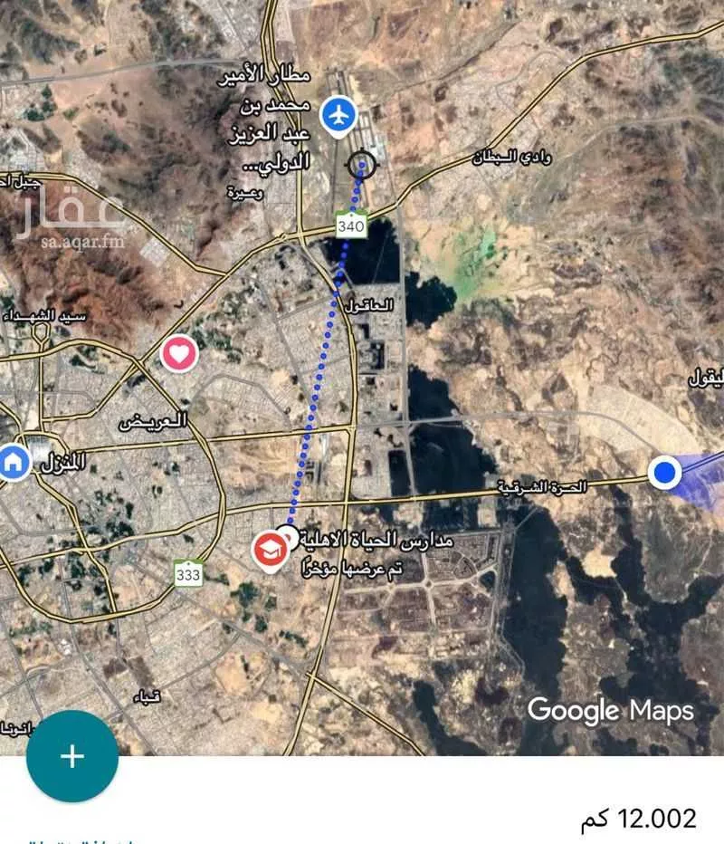 أرض 845 م² في عين الخيف 3