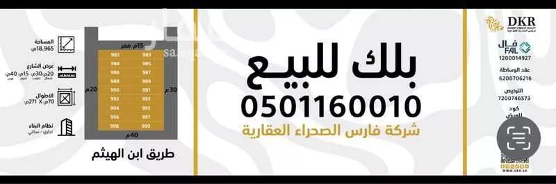 18965 sqm land in Al Nahda 2