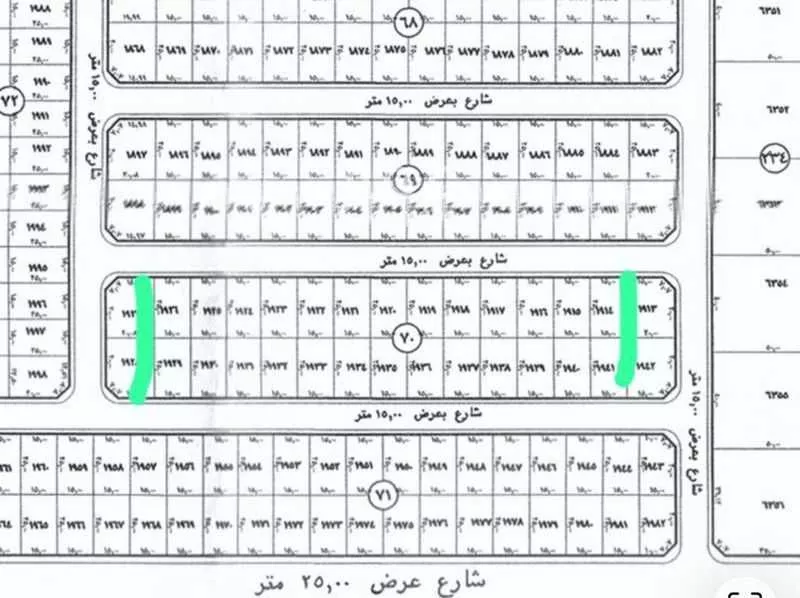 أرض 300 م² في الجنادرية 2