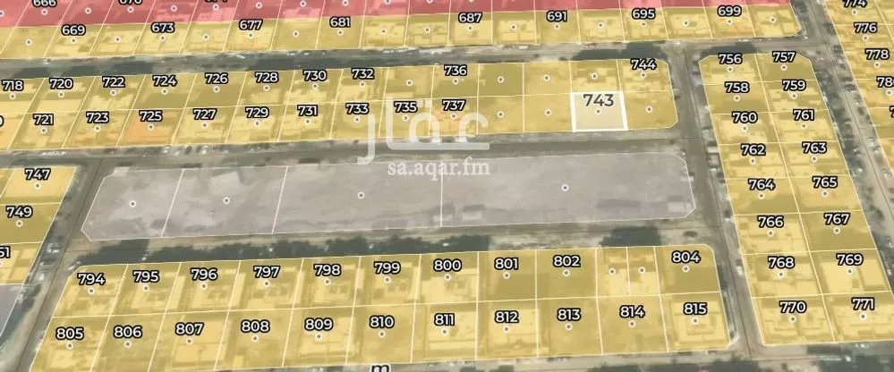 أرض 525 م² في الياقوت