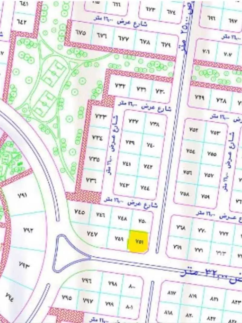 420 sqm land in Az Zomorod