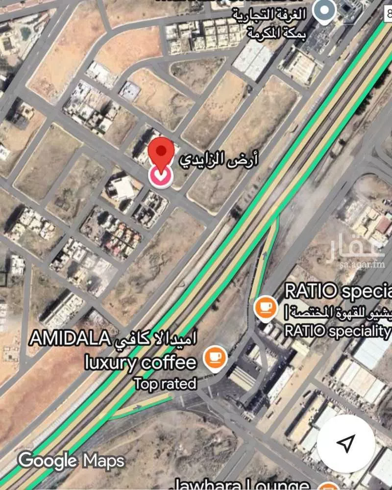 أرض 685 م² في الحمراء و ام الجود 3