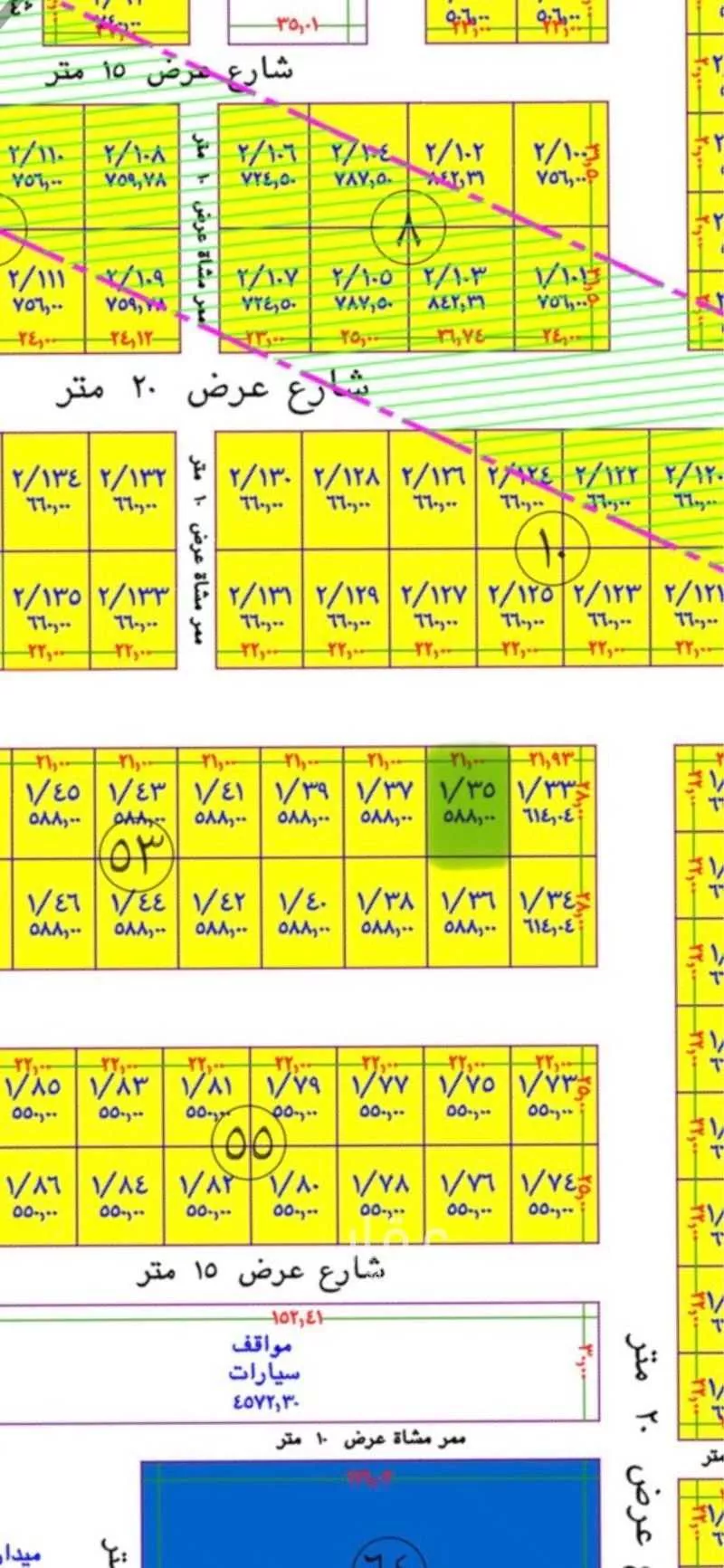 588 sqm land in Al Haeer 3