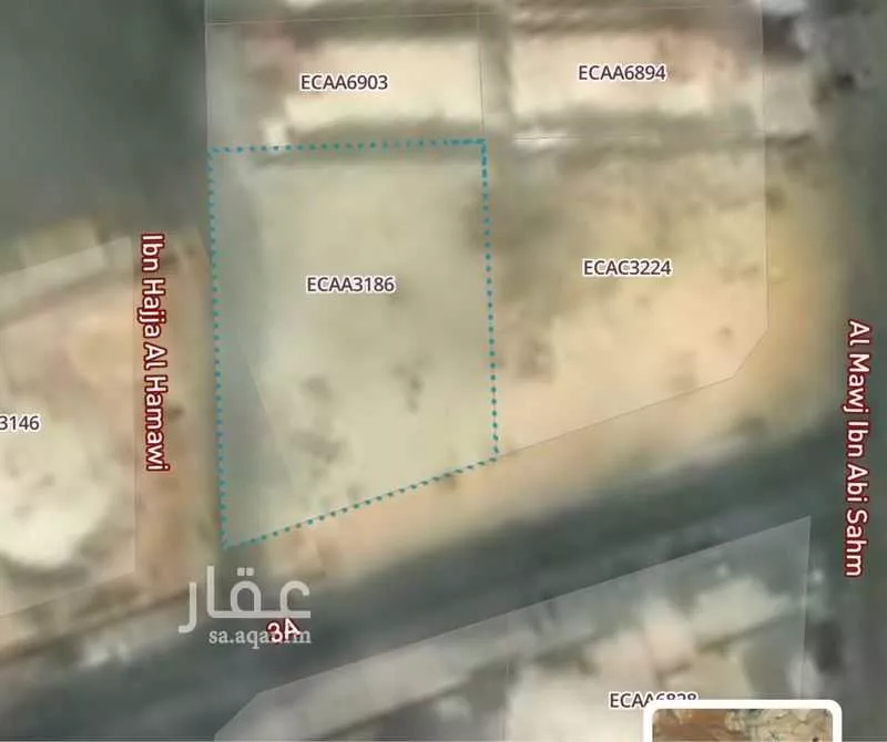 أرض 1204 م² في الخزامى 2