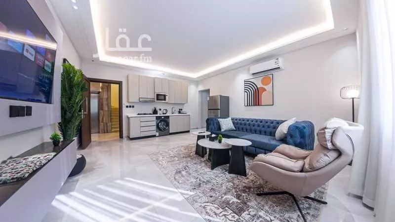 شقة 1 غرف في الروضة 1