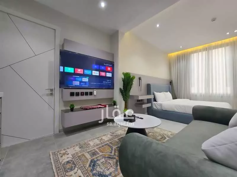 شقة 1 غرف في النرجس 4