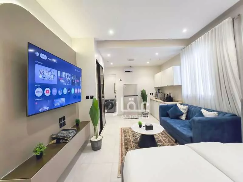 شقة 1 غرف في النرجس 5