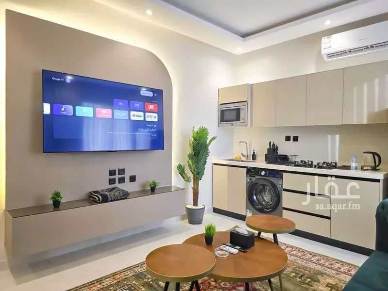 شقة 1 غرف في النرجس 5