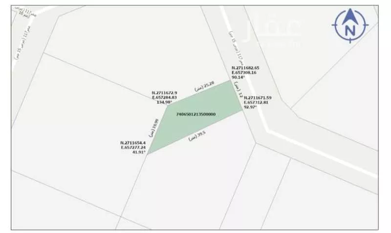 415 sqm land in Dahiat Namar 2