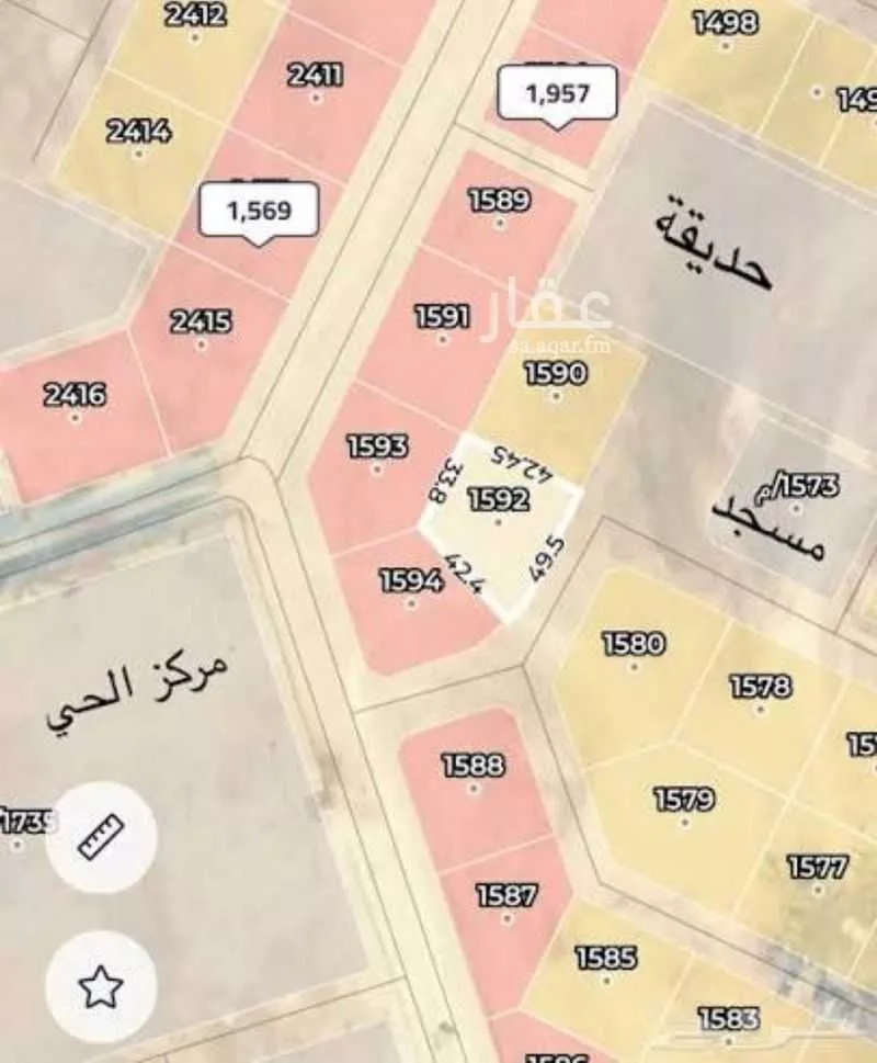 أرض 875 م² في ضاحية نمار 2