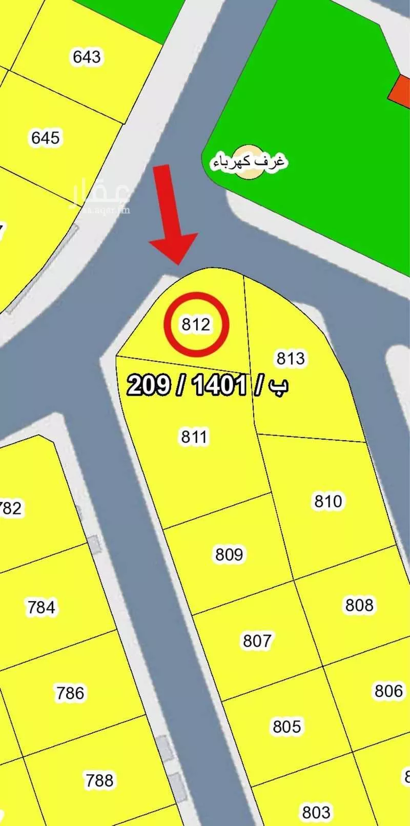454 sqm land in Al Yaqout 1