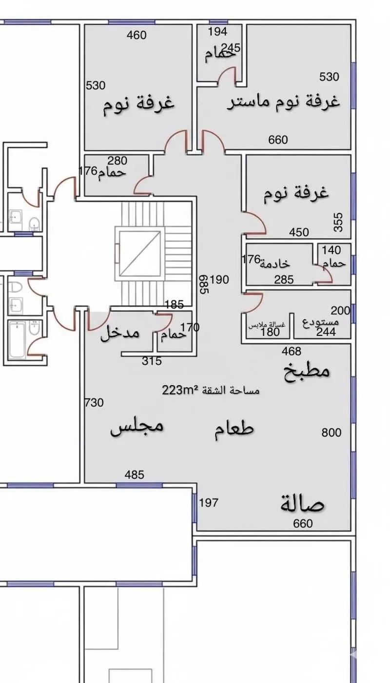 شقة 3 غرف في الورود، الرياض 5