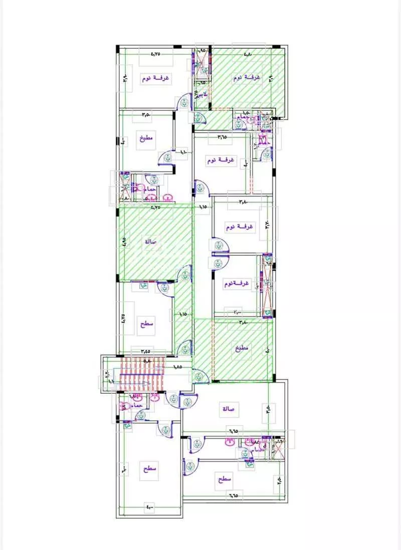 شقة 8 غرف في المهدية 4