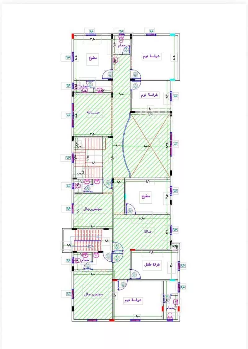 شقة 8 غرف في المهدية 3