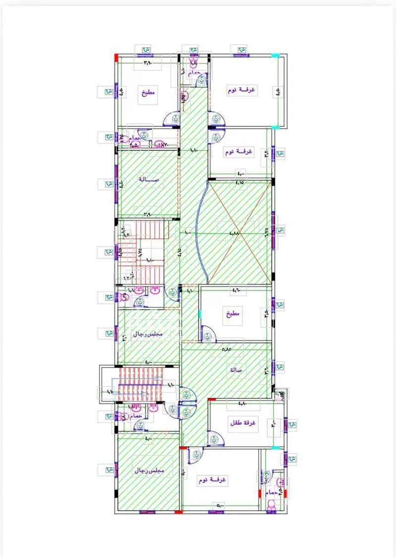 شقة 8 غرف في المهدية 3