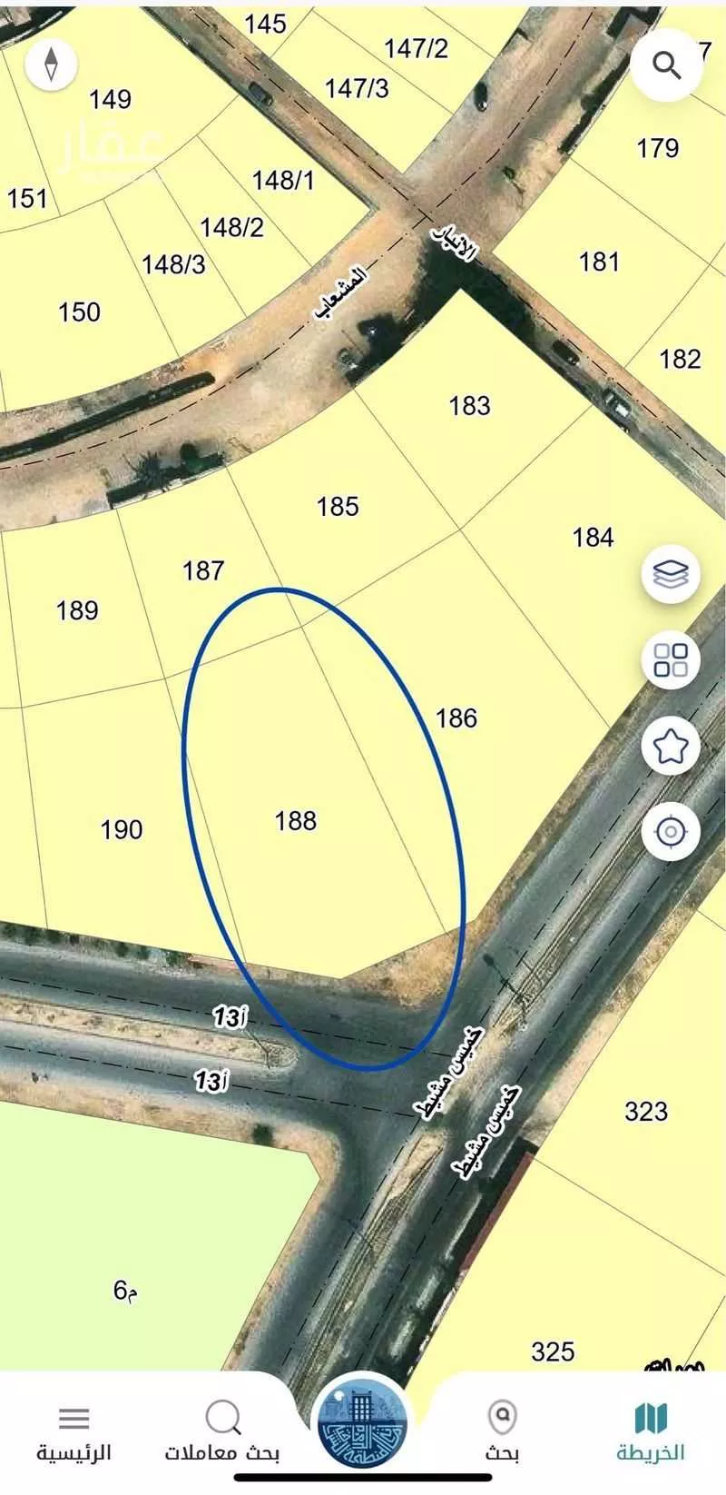 أرض 1654 م² في الصواري 1