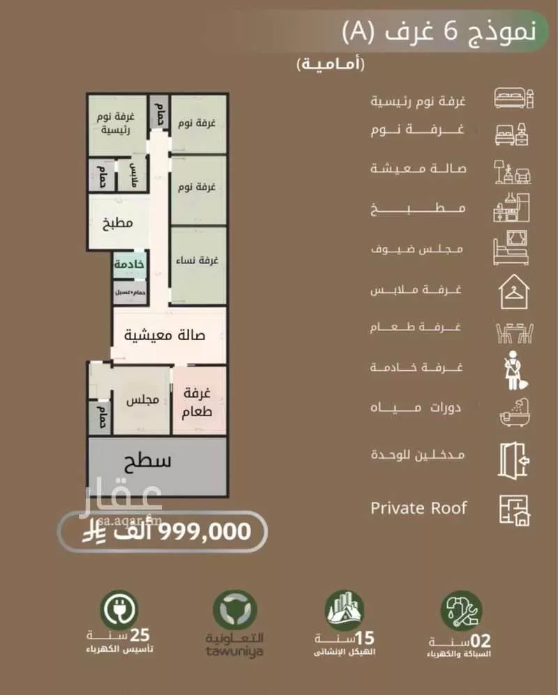 6 bedroom villa in Al Salamah, Jeddah 6