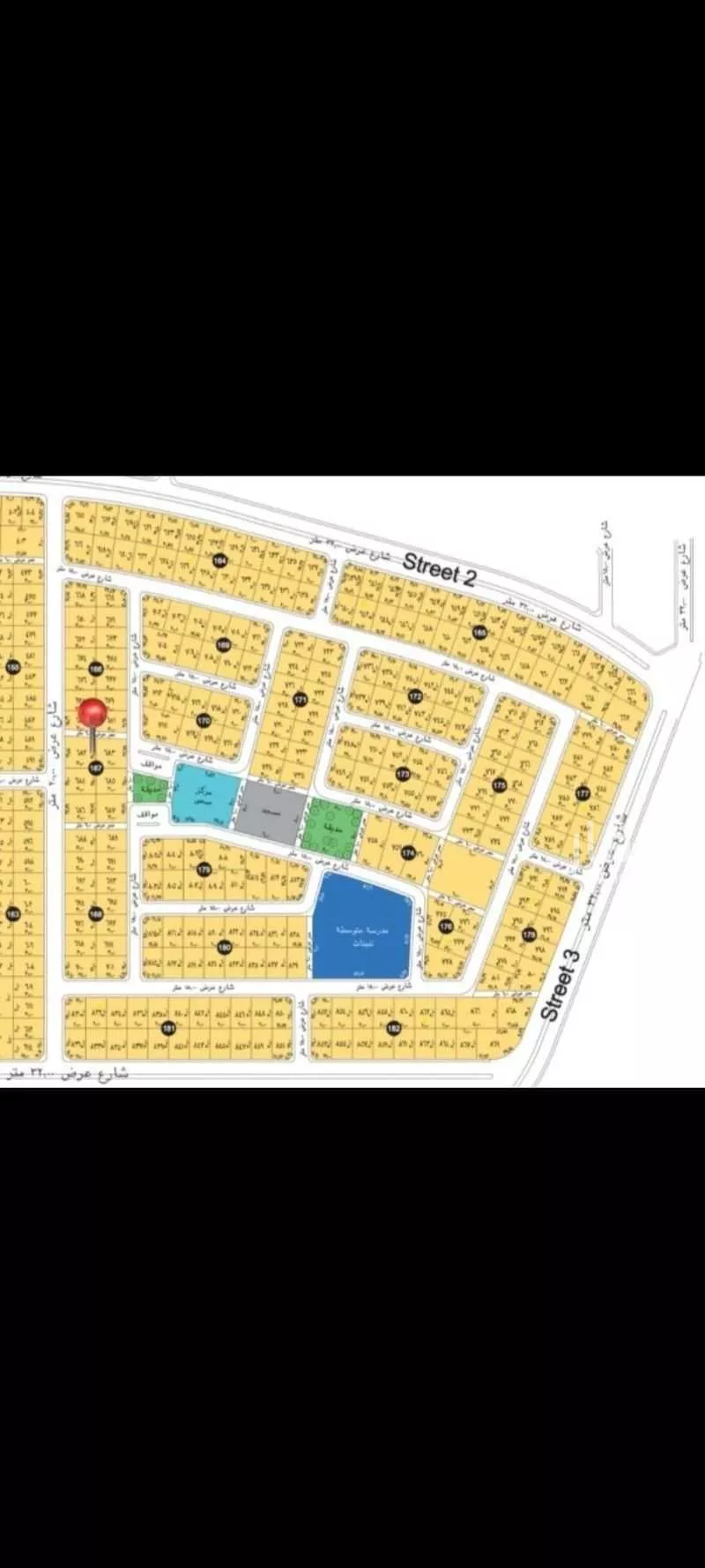 أرض 594 م² في مريخ 2