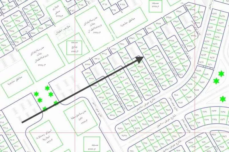 أرض 420 م² في خاخ