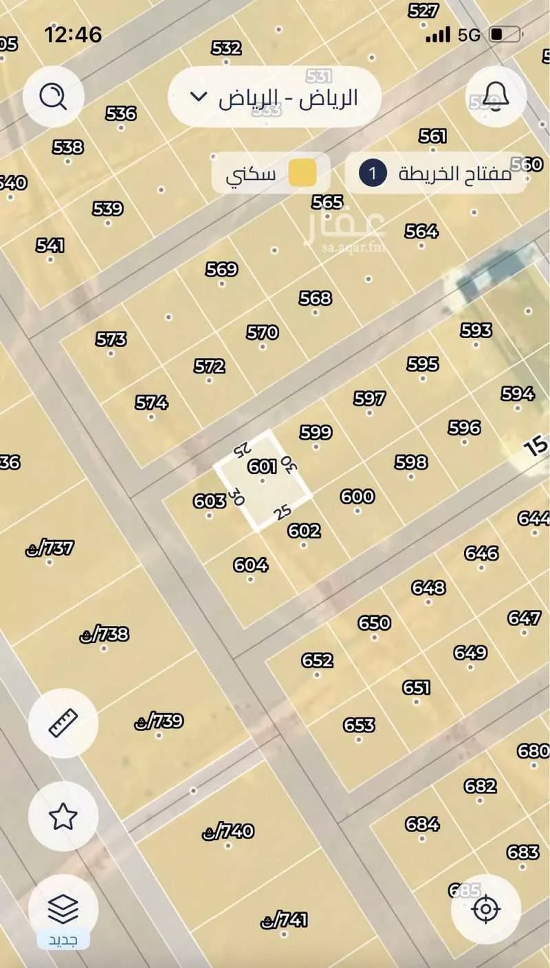 أرض 375 م² في بنبان 3