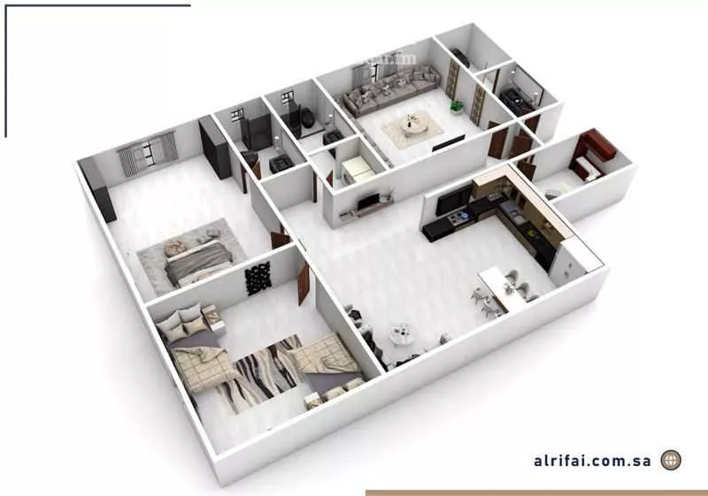 شقة 4 غرف في السلامة 5