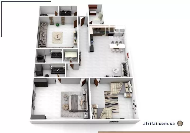 شقة 4 غرف في السلامة 4