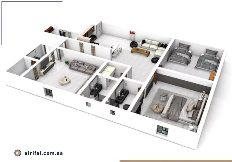 شقة 4 غرف في السلامة 5