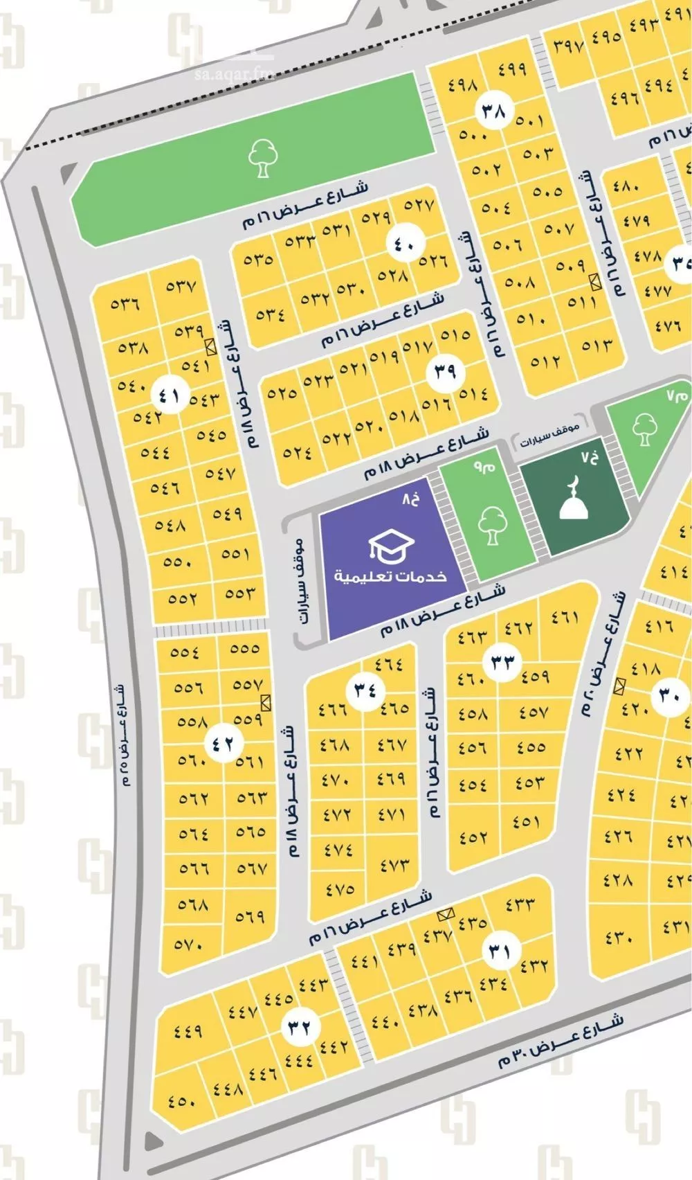 743 sqm land in Al Bahr